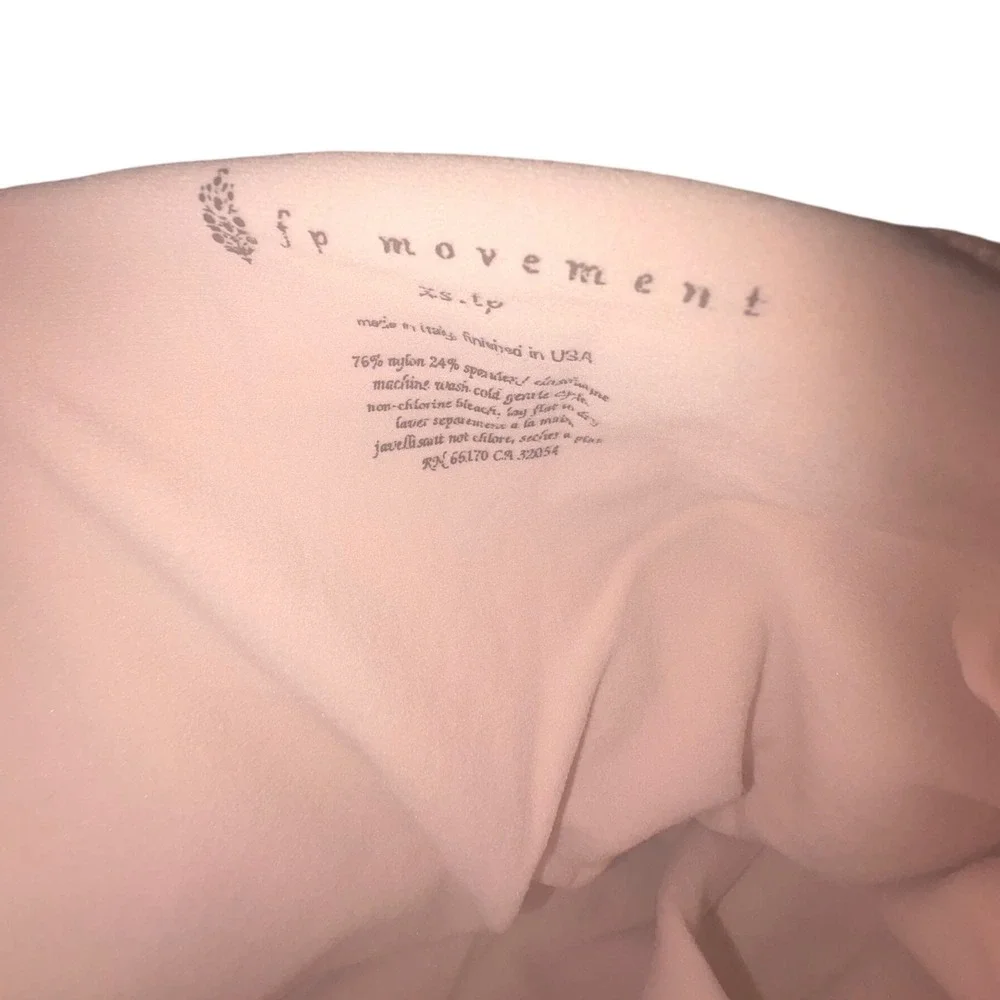 FP Movement Free People High Waisted Seamless Leggings XS Blush Pink‎